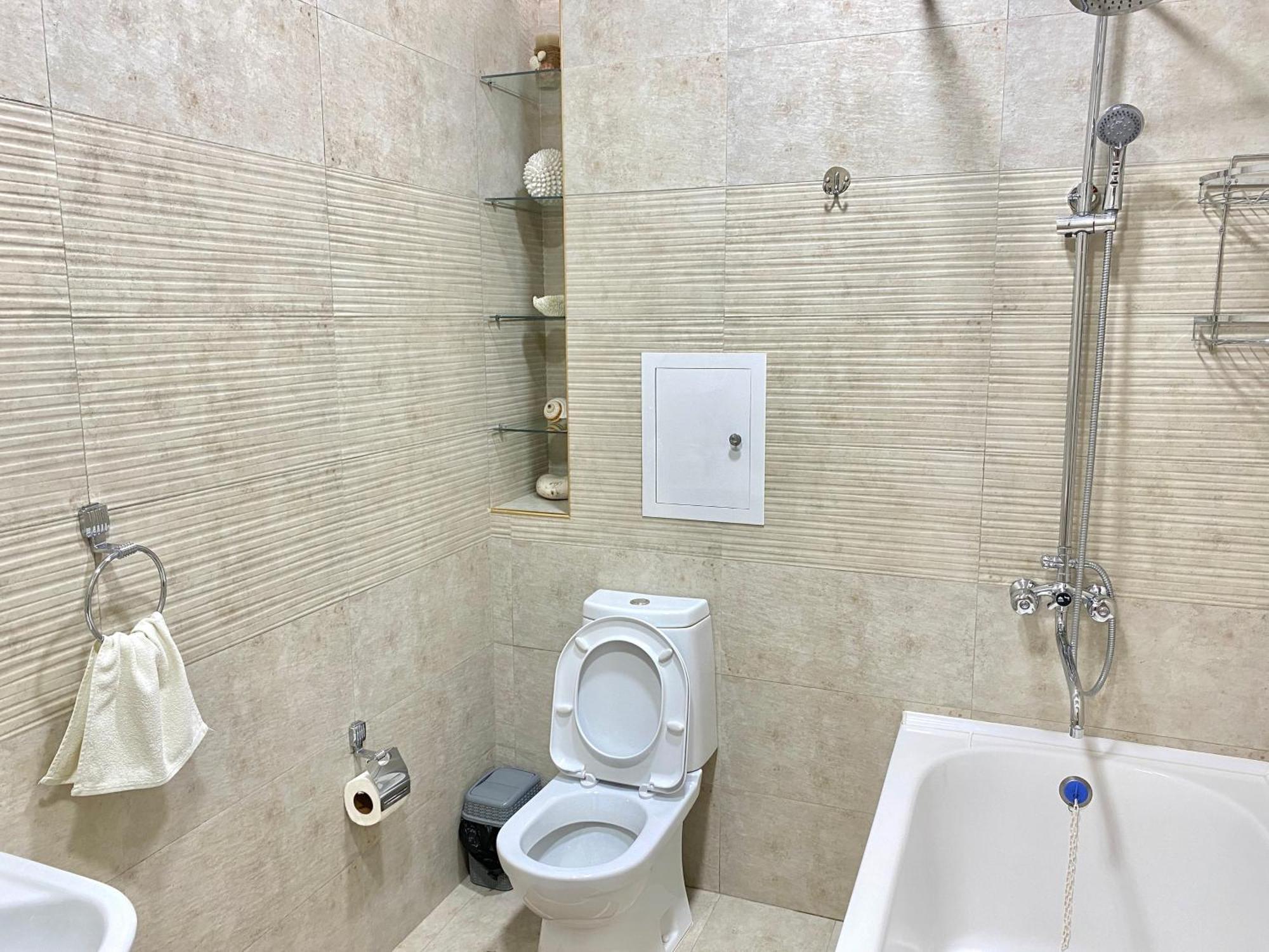 Spacious Apartment In New Building, Near The City Center And Airport Tasjkent Eksteriør billede